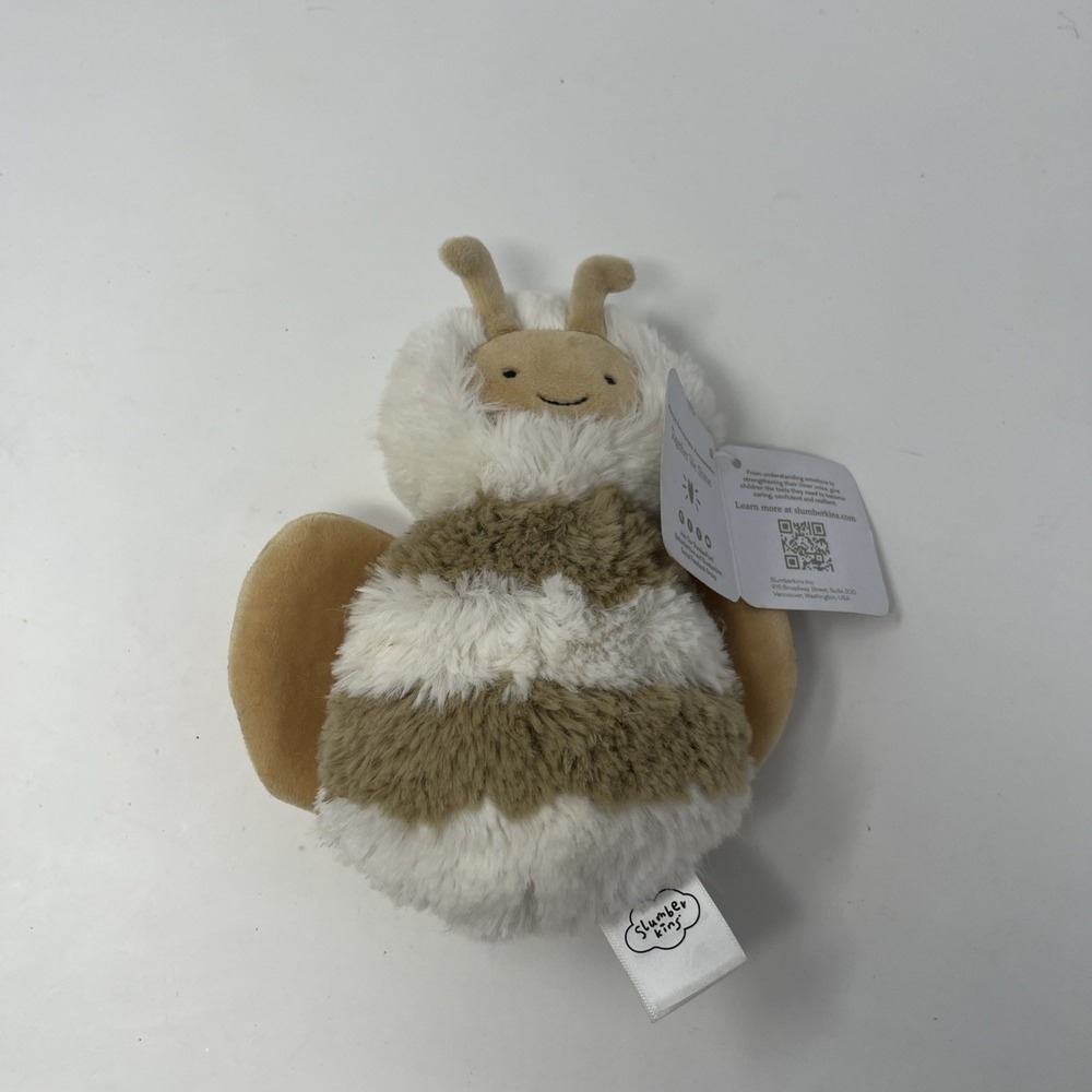 Slumberkins baby bee Honeybee Plush NEW WITH TAG Lovey Bumblebee 2021